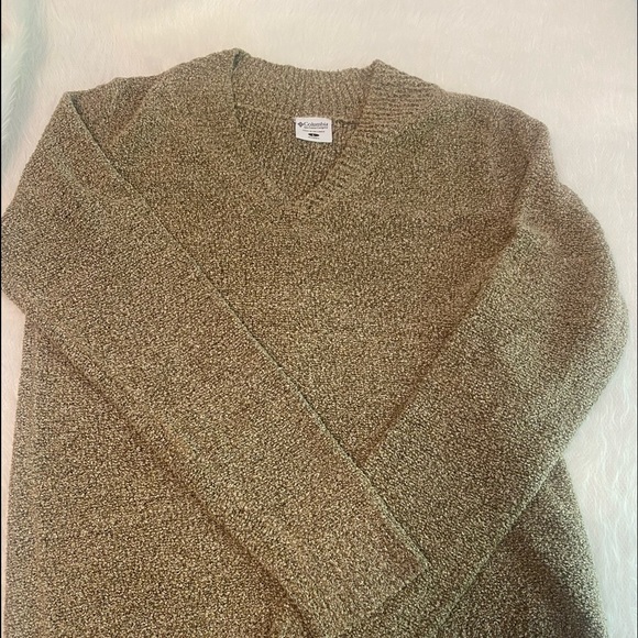 Columbia Sweaters - Sweater tan, Columbia size L